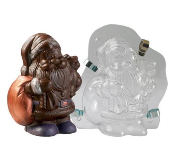 Schokolade-Hohlform Weihnachtsmann 17 cm Schokolade-Hohlform Weihnachtsmann 17 cm