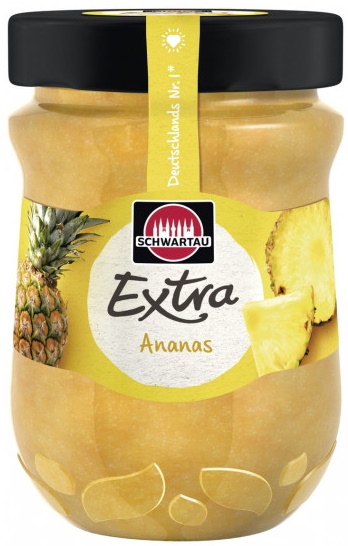 Schwartau Extra Ananas 340G Schwartau Extra Ananas 340G
