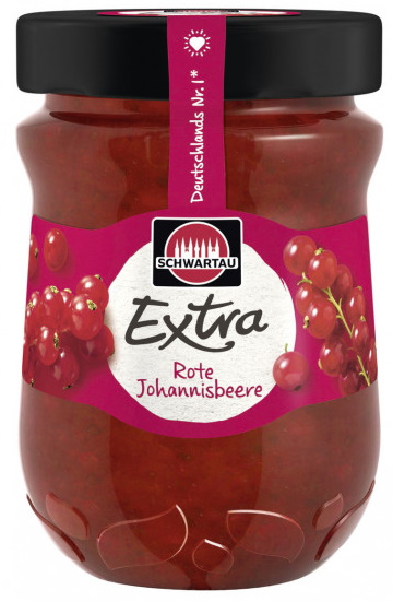 Schwartau Extra Rote Johannisbeere 340G Schwartau Extra Rote Johannisbeere 340G