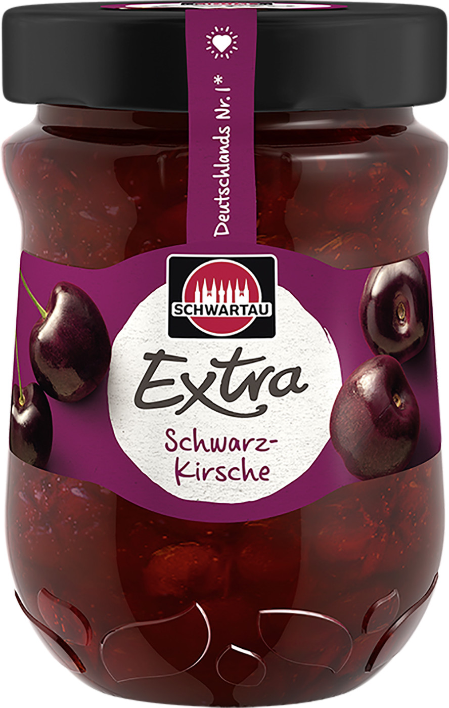 Schwartau Extra Schwarz-Kirsche 340G Schwartau Extra Schwarz-Kirsche 340G