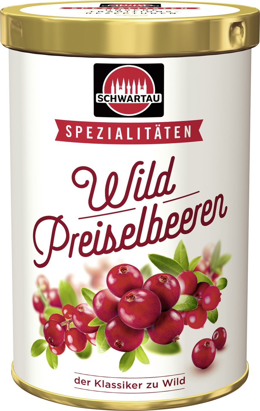 Schwartau Spezialitäten Wildpreiselbeeren 330G Schwartau Spezialitäten Wildpreiselbeeren 330G
