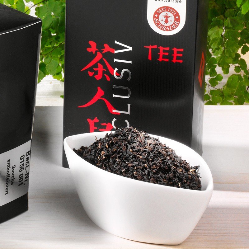 Schrader Schwarzer Tee Assam entkoffeiniert Ostfriesische Mischung von Schrader