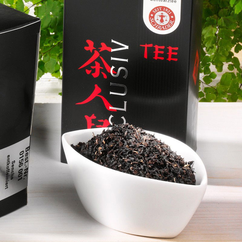Schrader Schwarzer Tee Assam entkoffeiniert Ostfriesische Mischung Schrader Schwarzer Tee Assam entkoffeiniert Ostfriesische Mischung von Schrader