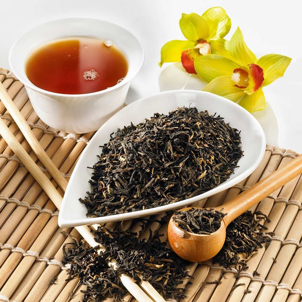 Schrader Schwarzer Tee China Yunnan FOP Bio von Schrader