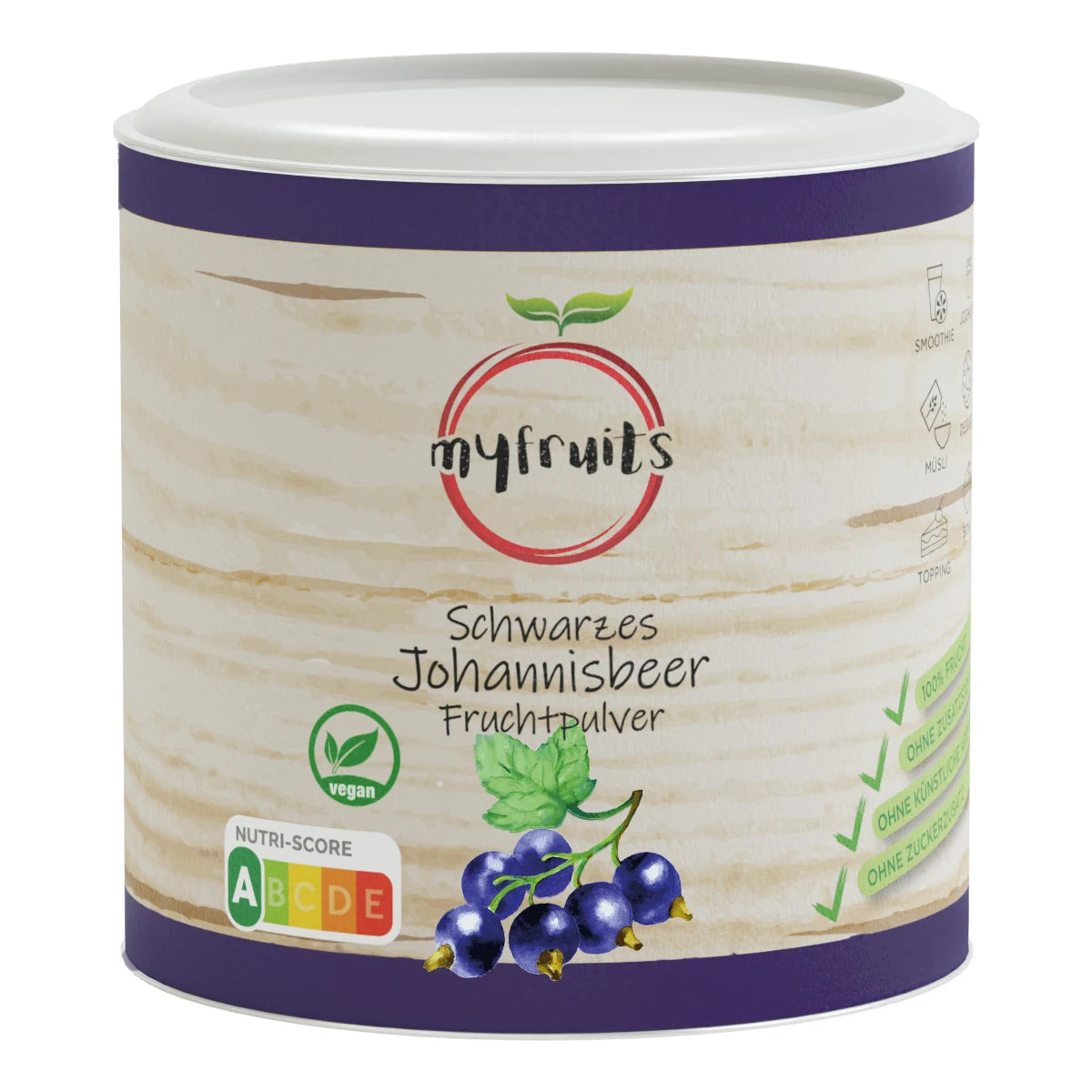 Schwarzes Johannisbeer Fruchtpulver Schwarzes Johannisbeer Fruchtpulver