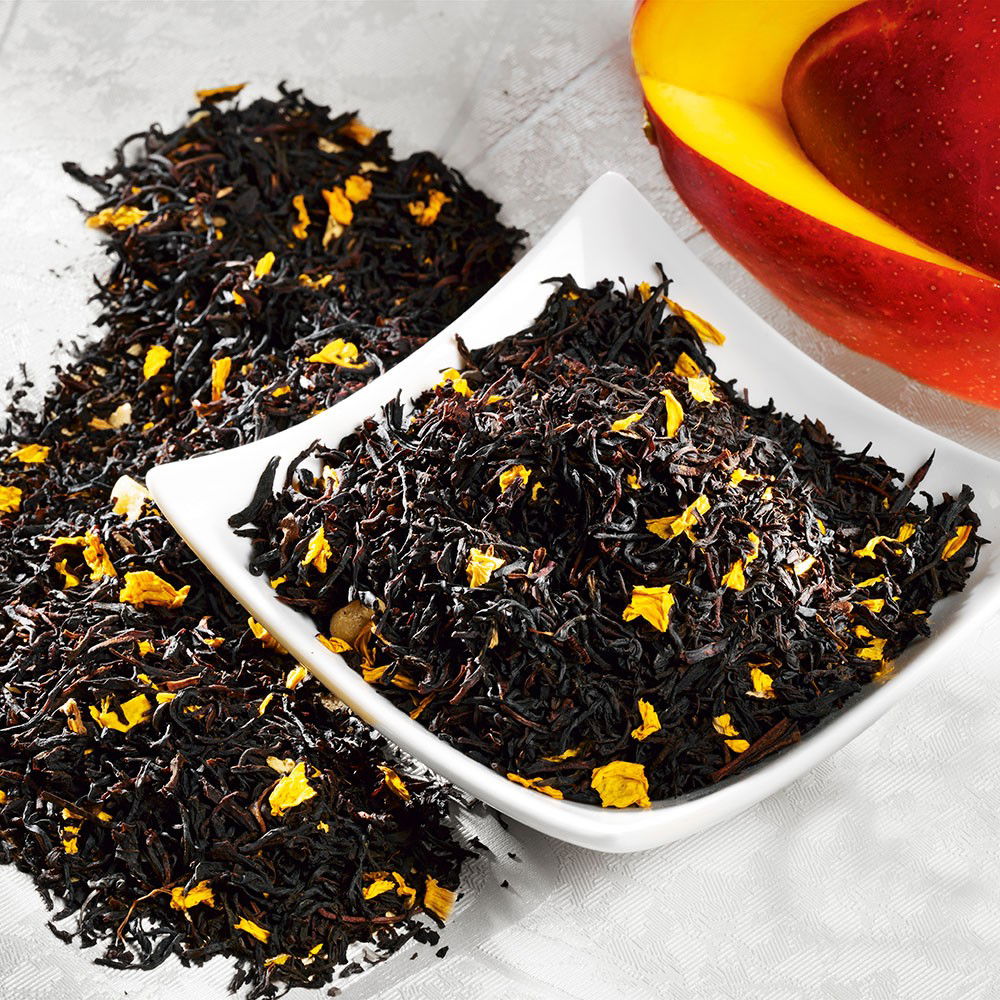 Schrader Schwarztee Mango mit Blüten Schrader Schwarztee Mango mit Blüten von Schrader