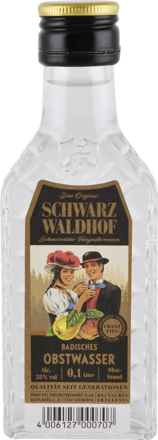 Schwarzwaldhof Badisches Obstwässerle 0,1L Schwarzwaldhof Badisches Obstwässerle 0,1L