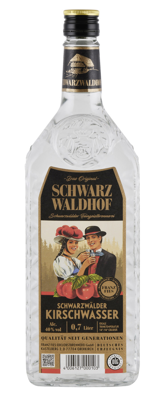Schwarzwaldhof Schwarzwälder Kirschwasser 0,7L Schwarzwaldhof Schwarzwälder Kirschwasser 0,7L