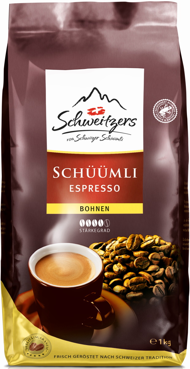Schweitzers Schüümli Espresso Bohnen 1KG