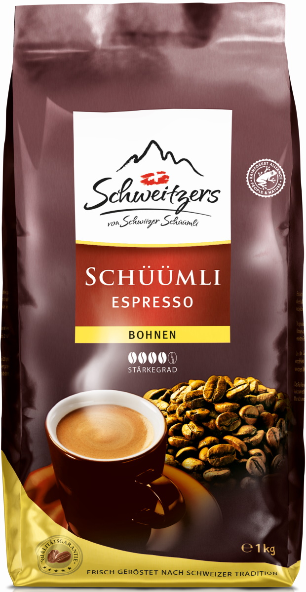 Schweitzers Schüümli Espresso Bohnen 1KG Schweitzers Schüümli Espresso Bohnen 1KG