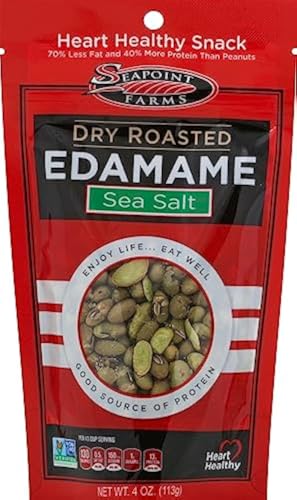 Seapoint Farms Dry Roasted Edamame, Lightly Salted, Pouches, 4 oz Seapoint Farms Dry Roasted Edamame, Lightly Salted, Pouches, 4 oz von SEAPOINT FARMS