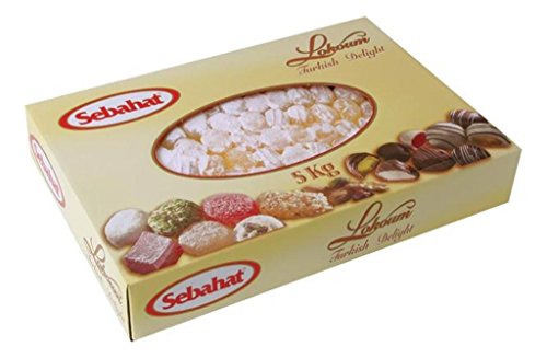 Sebahat Lokum Turkish Delight ""5 kg. mit ROSEN-Aroma"" türkische Süßigkeit Sebahat Lokum Turkish Delight ""5 kg. mit ROSEN-Aroma"" türkische Süßigkeit