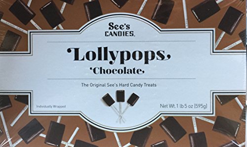 See's Candies 1 lb. 5 oz. Chocolate Lollypops