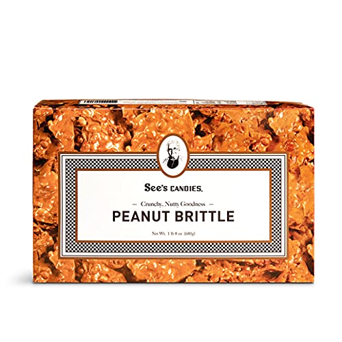 See's Candies 1.5 lbs. (680g) Peanut Brittle by Sees Candies, Inc. [Foods]