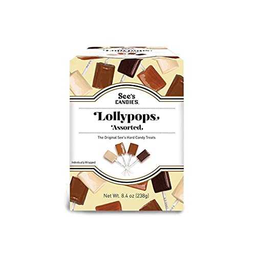 See's Candies 8.4 oz. Small Lollypop Box by Sees Candies, Inc. [Foods]