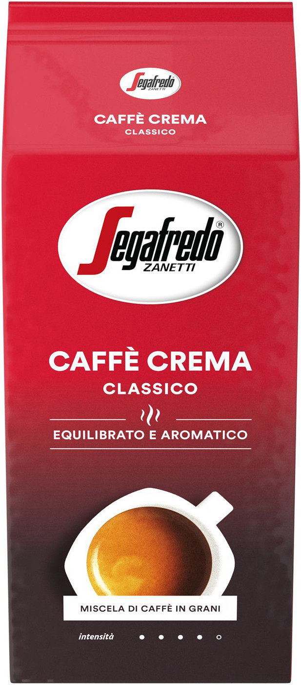 Segafredo Zanetti Caffè Crema Classico ganze Bohnen 1 kg Segafredo Zanetti Caffè Crema Classico ganze Bohnen 1 kg