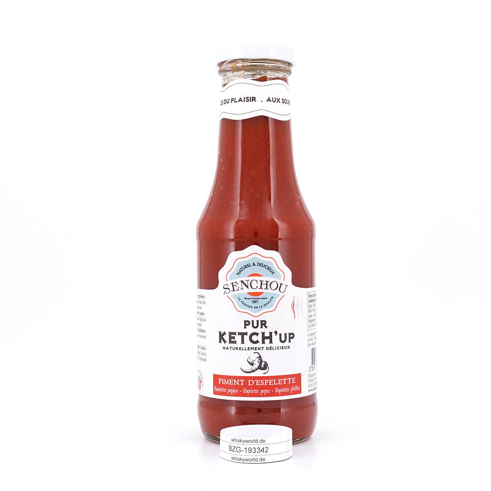 Senchou Pur Ketch`up Piment D´Espelentte Roter 360 g Senchou Pur Ketch`up Piment D´Espelentte Roter 360 g