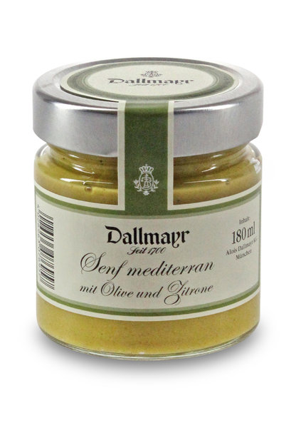 Senf mediterran mit Olive und Zitrone Dallmayr von Alois Dallmayr KG