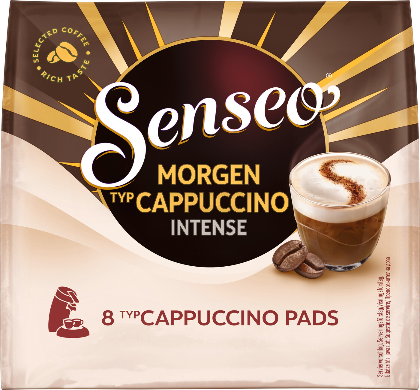 Senseo Typ Morgen Cappuccino Intense 8ST 84G Senseo Typ Morgen Cappuccino Intense 8ST 84G