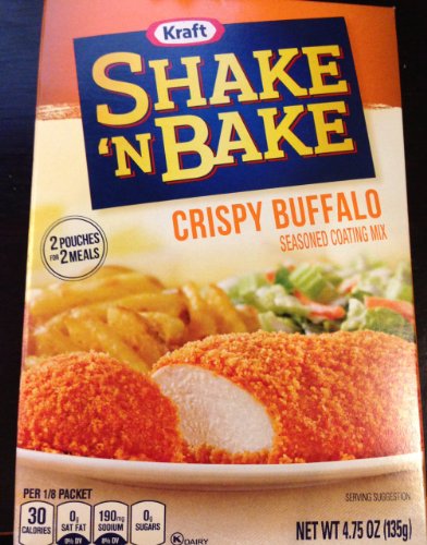 Shake 'N Bake Crispy Buffalo Seasoned Coating Mix 4.75 Oz (Pack of 3)