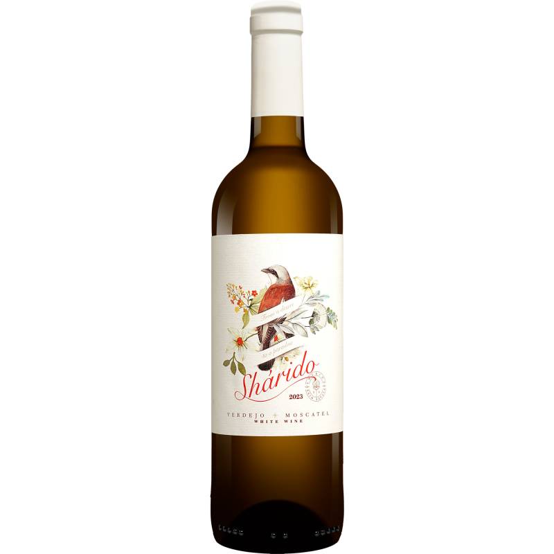 Shárido Verdejo Moscatel 2023  0.75L 13% Vol. Weißwein Trocken aus Spanien von Juan Gil