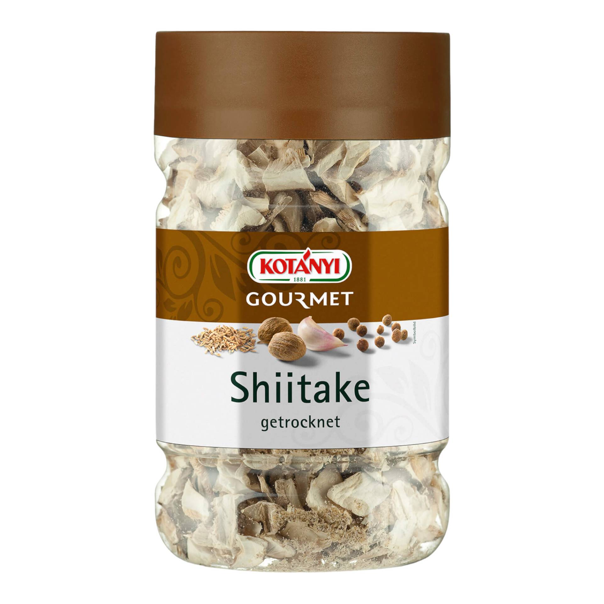 Shiitake Pilze getrocknet - 1200ccm von Kotanyi