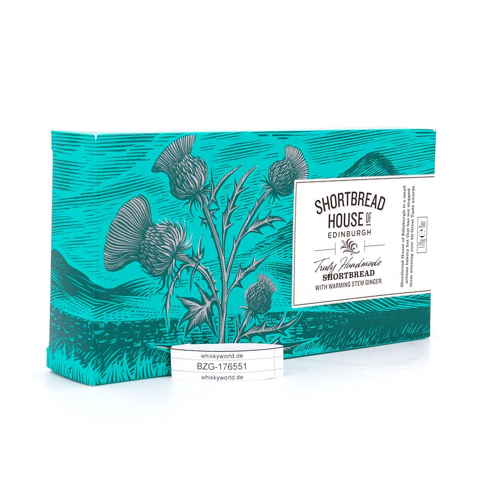 Shortbread House of Edinburgh Shortbread Stem Ginger 170 g Shortbread House of Edinburgh Shortbread Stem Ginger 170 g