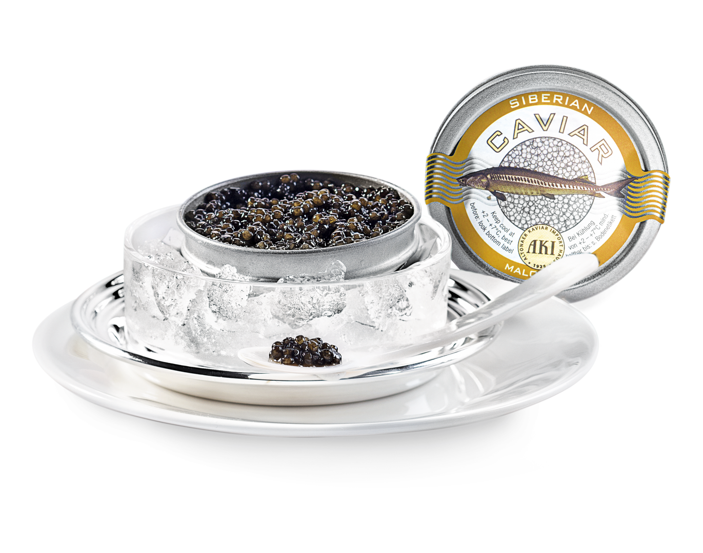 Siberian Malossol Caviar von Altonaer Kaviar Import Haus