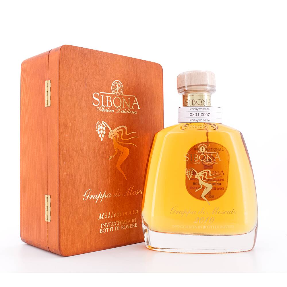 Sibona Grappa Di Moscato Millesimata Invecchiata 0,70 L/ 44.0% vol