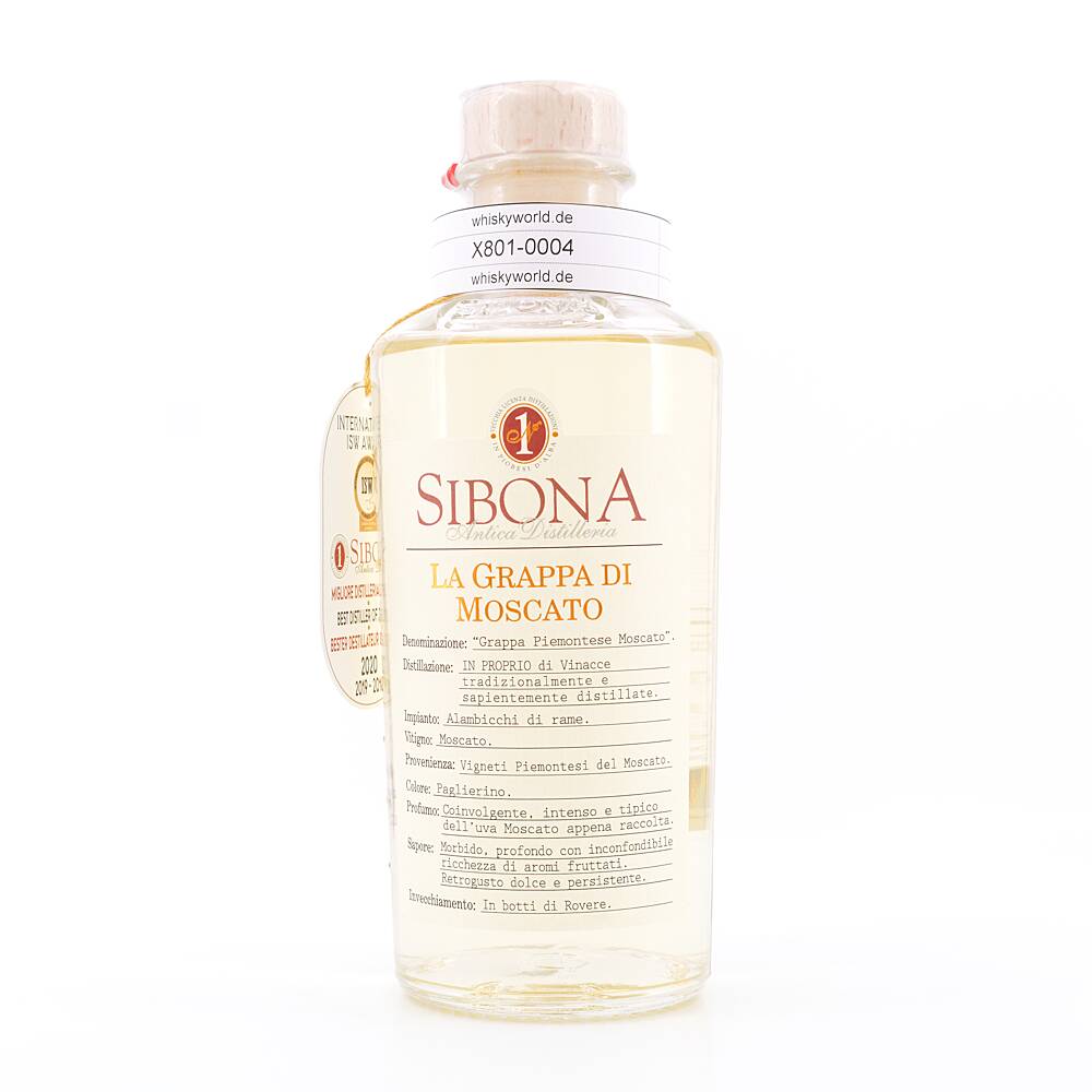 Sibona La Grappa Di Moscato 0,50 L/ 40.0% vol