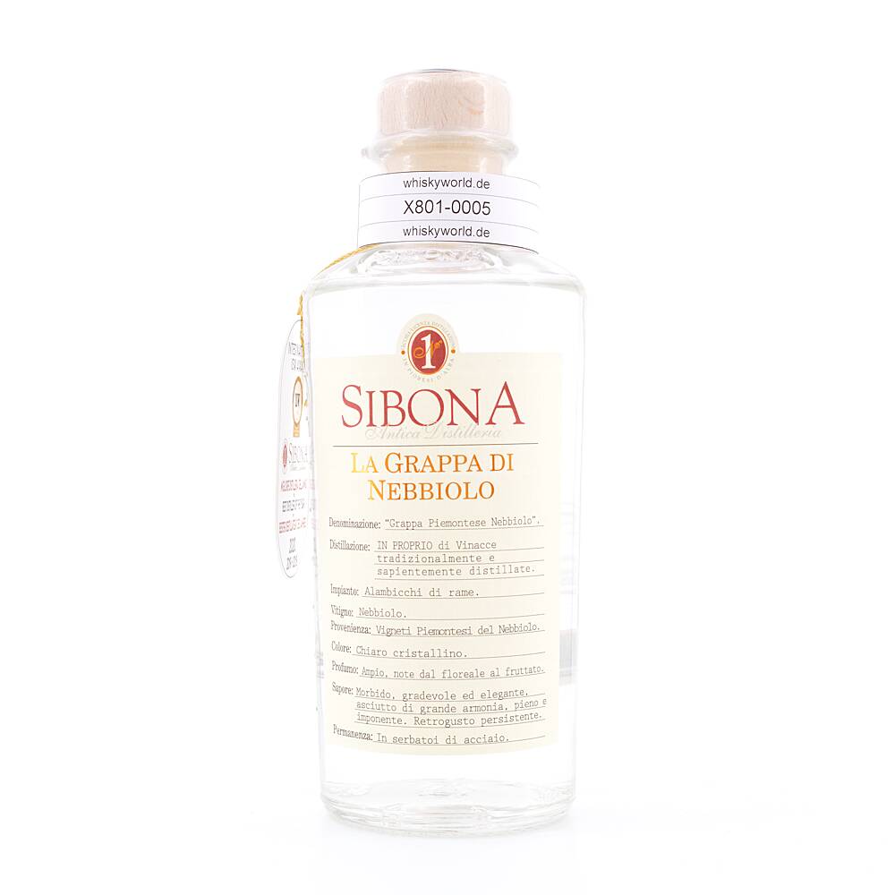 Sibona La Grappa Di Nebbiolo 0,50 L/ 40.0% vol