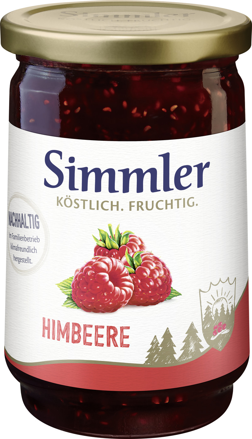 Simmler Konfitüre EXTRA Himbeere 450G Simmler Konfitüre EXTRA Himbeere 450G