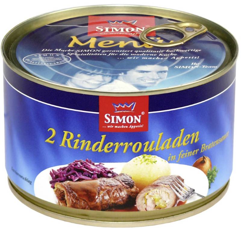 Simon 2 Rinderrouladen in pikanter Sauce 400G