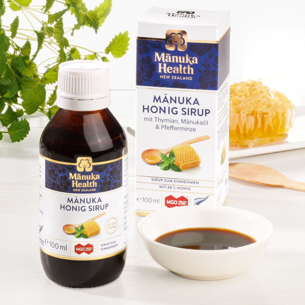 Sirup mit MGO 250+ Manuka Honig von Manuka Health