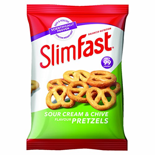 Slim Fast Sour Cream Brezel Snack Bag (23 g x 6)
