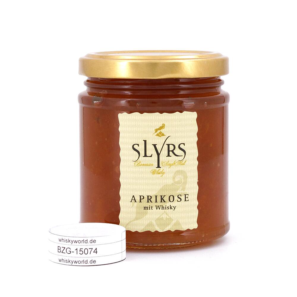 Slyrs Fruchtaufstrich Aprikose mit Whisky 225 g/ 4.0% vol