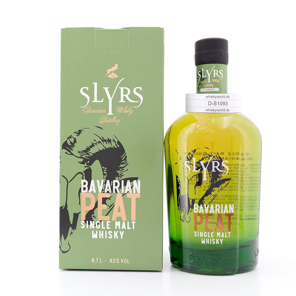 Slyrs Single Malt Bavarian Peat 0,70 L/ 43.0% vol Slyrs Single Malt Bavarian Peat 0,70 L/ 43.0% vol