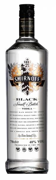 Smirnoff Vodka Black Label 0,7 Liter