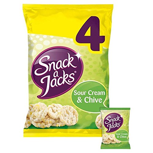 Snack a Jacks Sour Cream & Chive Rice Cakes 4 x 22g