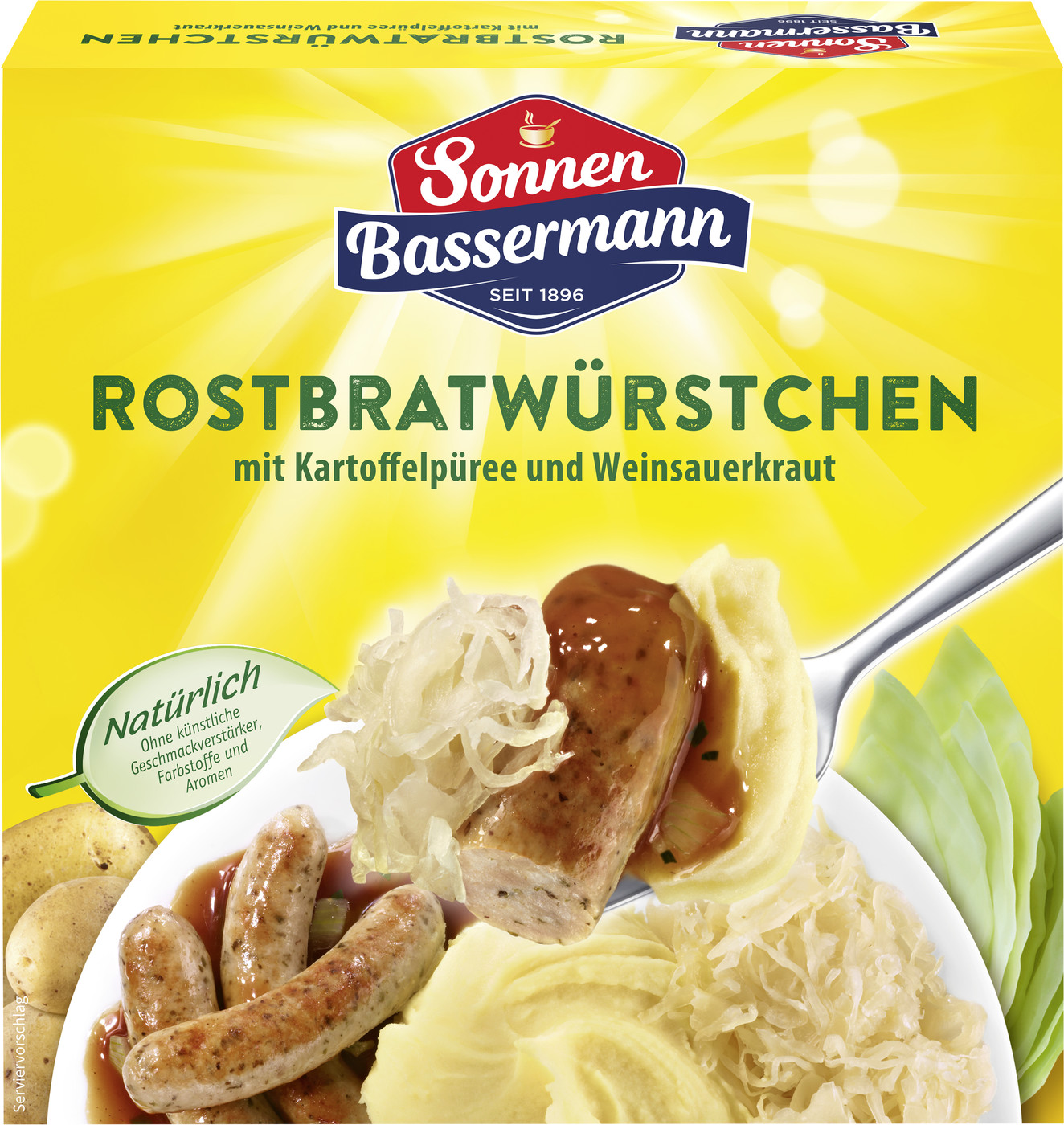 Sonnen Bassermann Rostbratwürstchen Menü 480G