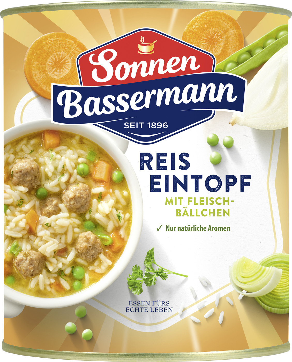 Sonnen Bassermann Reis-Eintopf mit Fleischbällchen 800G Sonnen Bassermann Reis-Eintopf mit Fleischbällchen 800G
