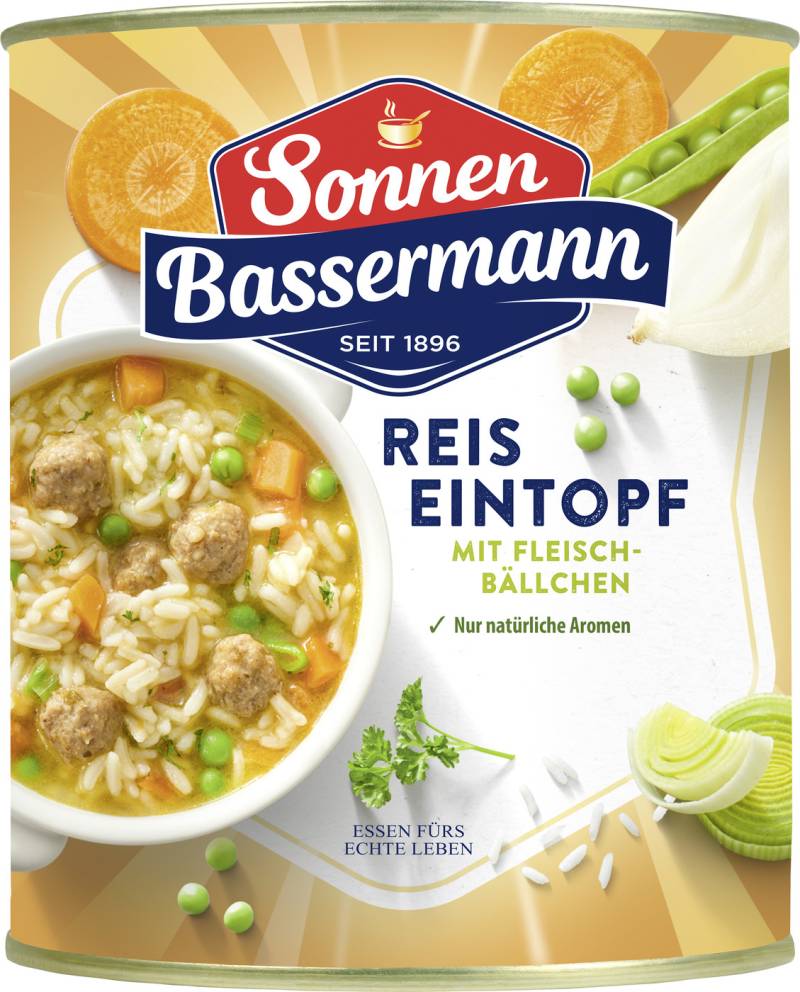 Sonnen Bassermann Reis-Eintopf mit Fleischbällchen 800G