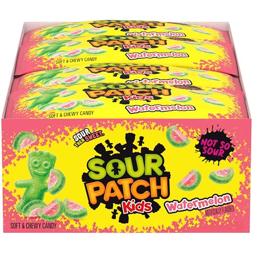 Sour Patch Kids Candy (Watermelon, 2-Ounce Bag, Pack of 24) by Sour Patch