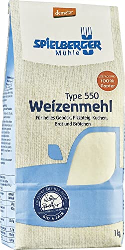 Spielberger Bio Weizenmehl 550, demeter (1 x 1 kg) von Spielberger