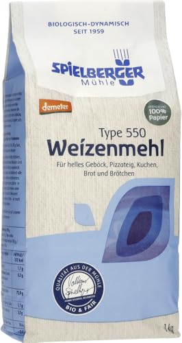 Spielberger Bio Weizenmehl 550, demeter (1 x 1 kg) von Spielberger