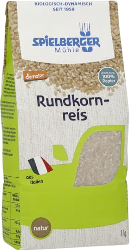 Spielberger Bio Rundkornreis, natur, demeter (1 x 1 kg) von Spielberger