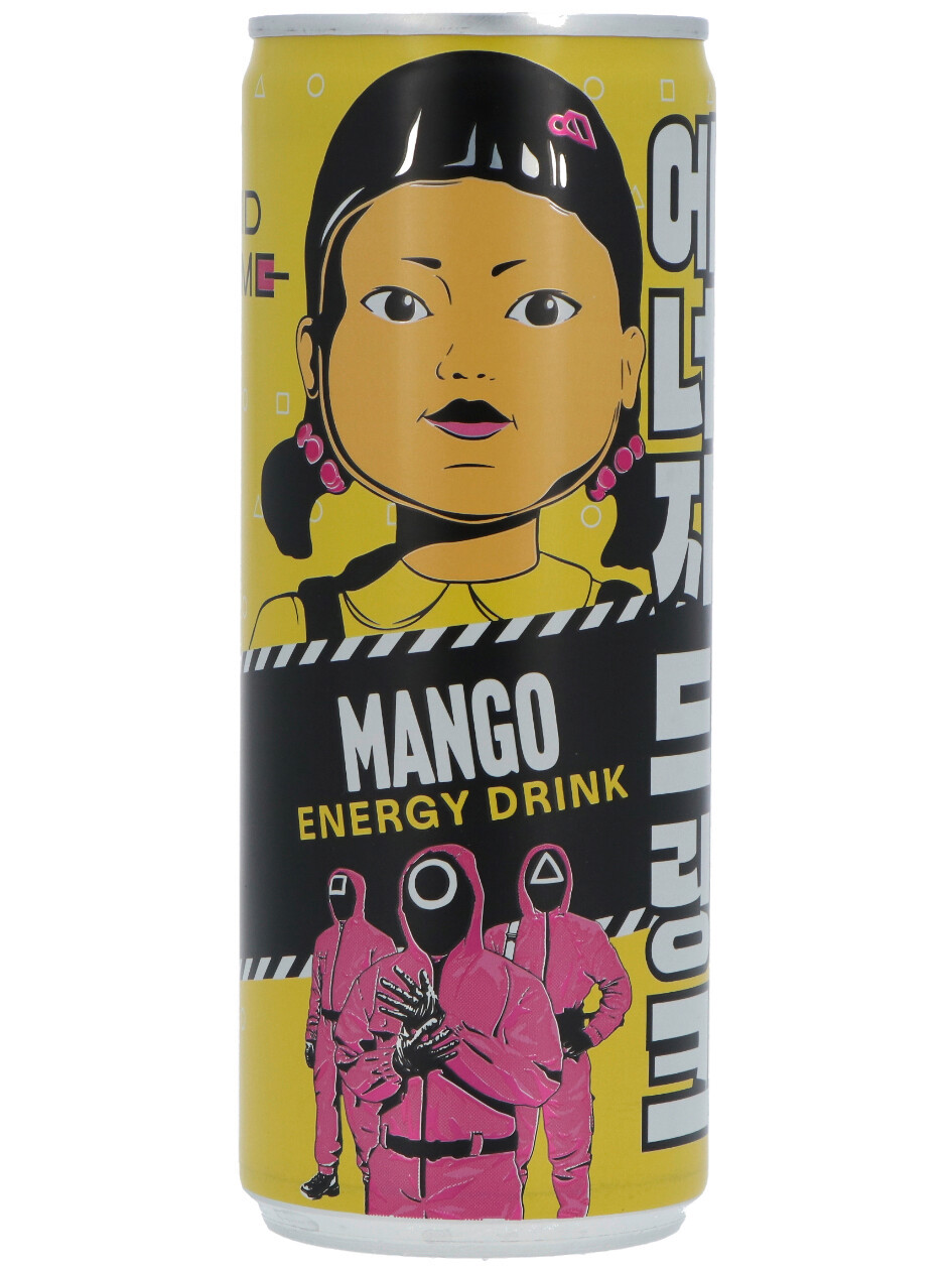 Squid Game Energy Drink Mango 0,25L Squid Game Energy Drink Mango 0,25L