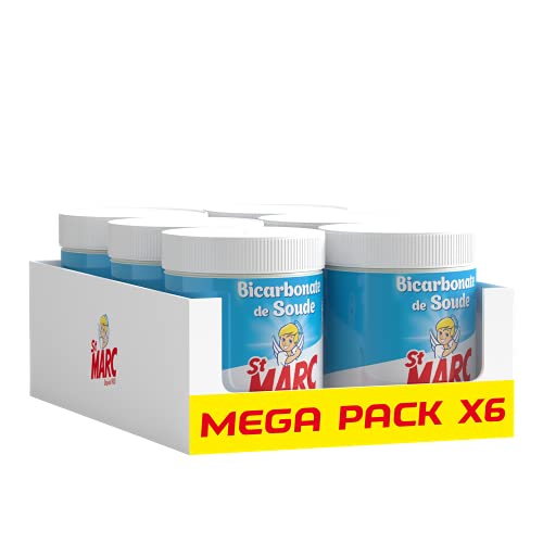 St Marc Natron 100% natürlichen Ursprungs 650 g – reinigt, nährt und desodoriert, 6 Stück St Marc Natron 100% natürlichen Ursprungs 650 g – reinigt, nährt und desodoriert, 6 Stück