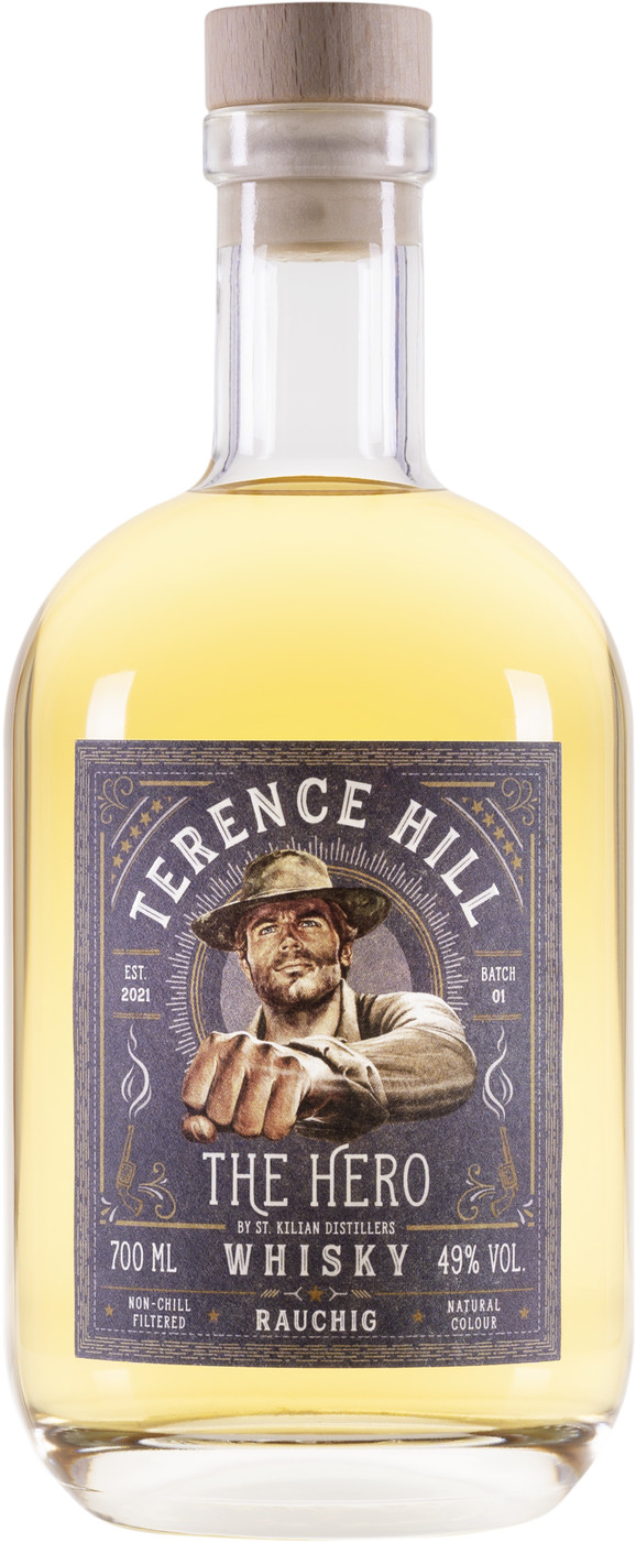 St. Kilian Distillers Terence Hill The Hero Rauchig 49% 0,7L St. Kilian Distillers Terence Hill The Hero Rauchig 49% 0,7L