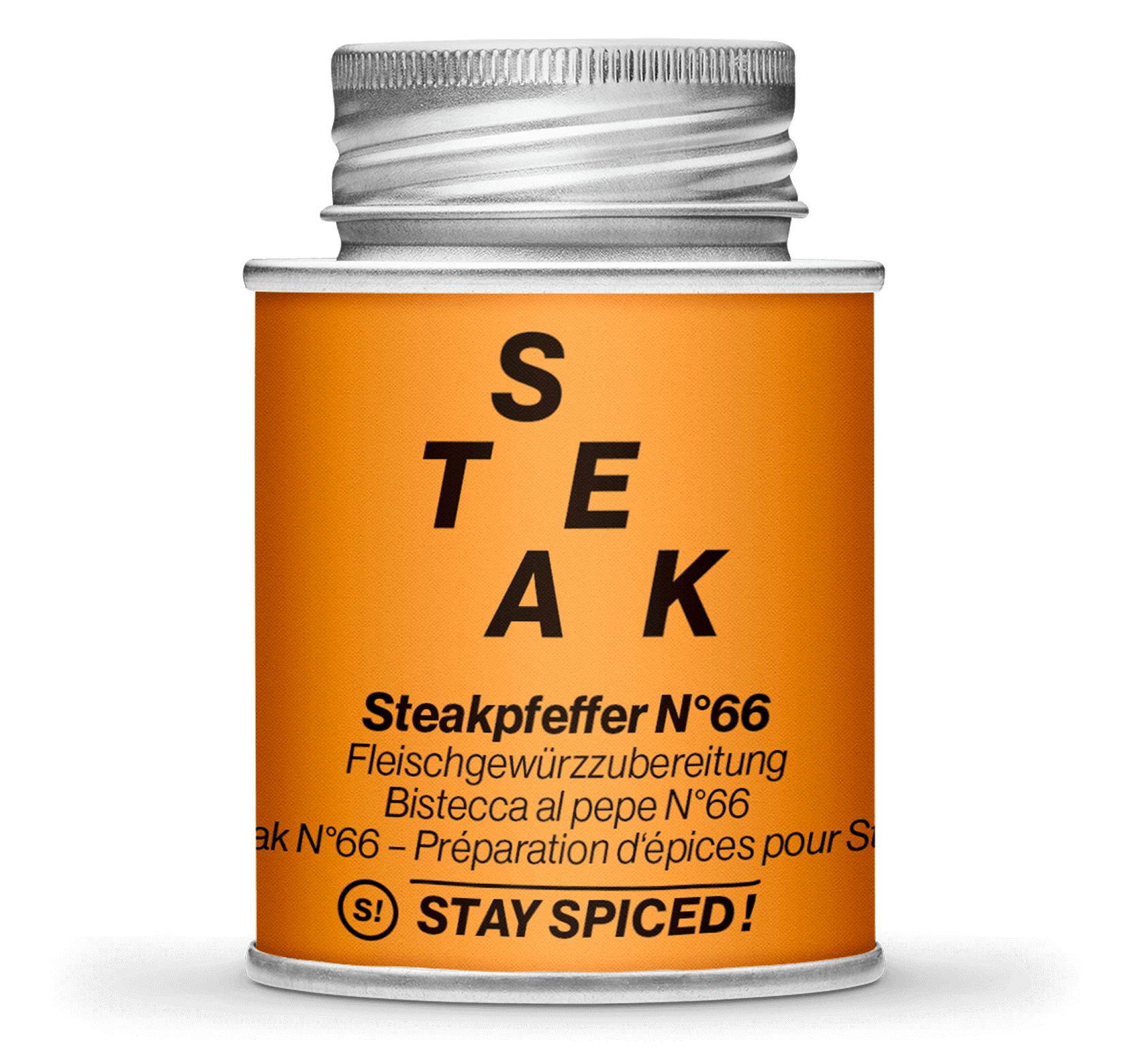Steakpfeffer N°66 - Original Steakpepper 170ml Schraubdose Steakpfeffer N°66 - Original Steakpepper 170ml Schraubdose